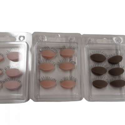 New Product Wholesale L7 Removable Eyelids for Practcing Training Heads and Eyelash Mannequin Head